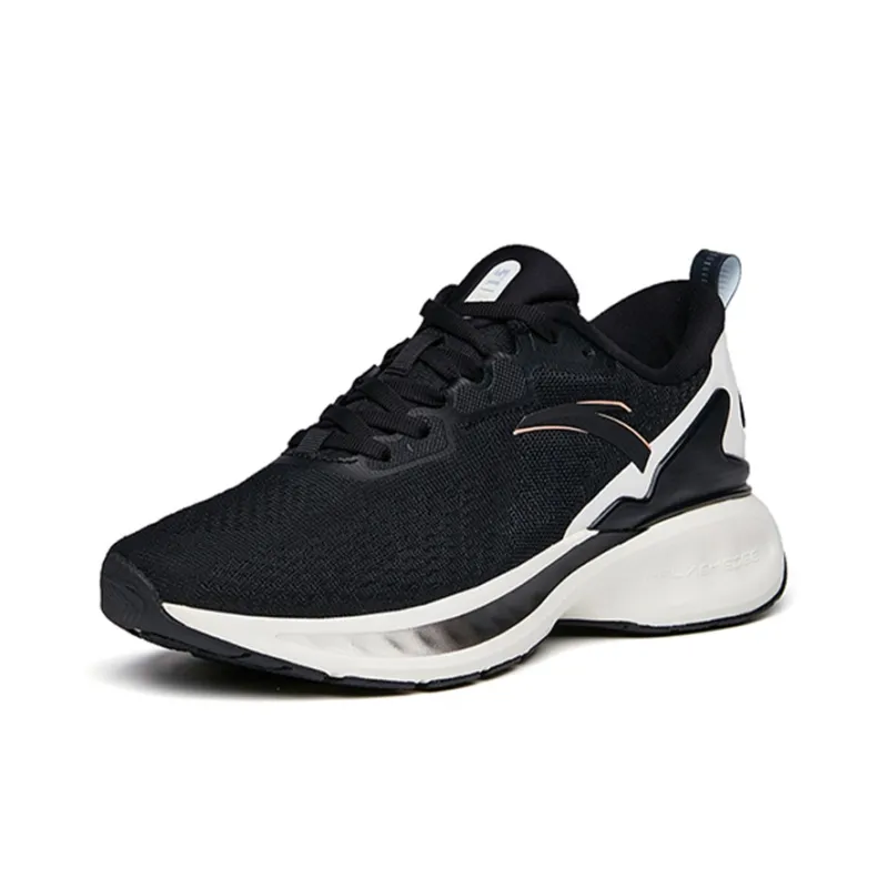 Anta Tron 1.5 Cushioning Wear-Resistant Low-Top Running Shoes Women's Black-2