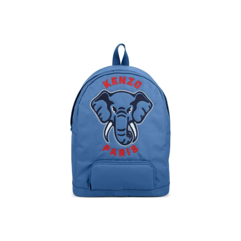 KENZO Kids Rucksack Logo embroidered Backpack-0