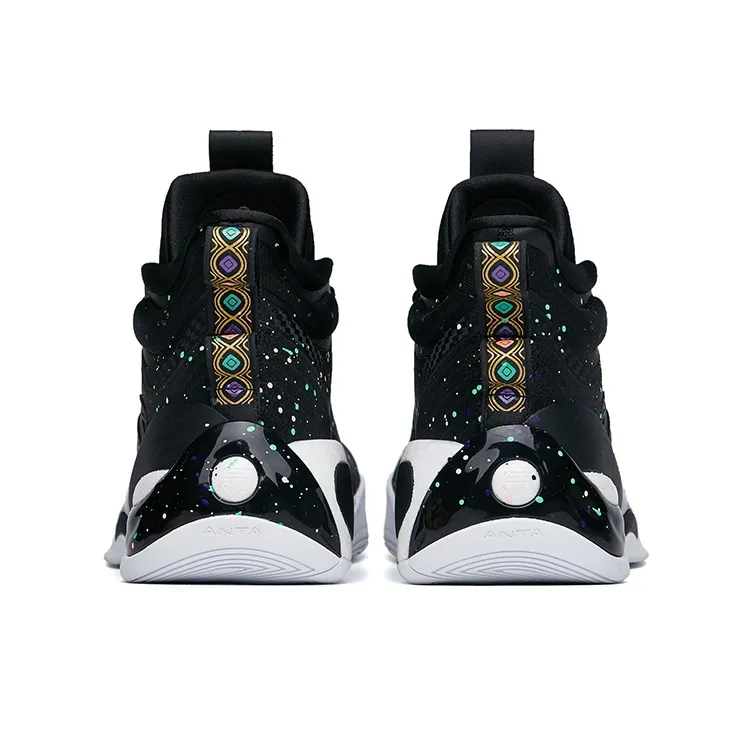 Anta KT7 KT 7th Generation High Top Basketball Shoes Men's Black-4