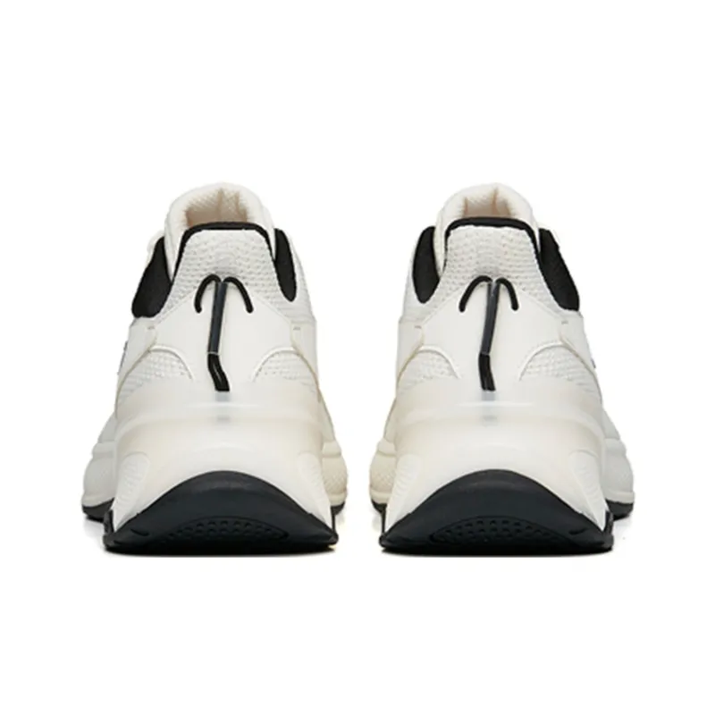 Anta C37 Series Overwhelming Slip Resistant And Breathable Low Top Running Shoes Women's White Black-4