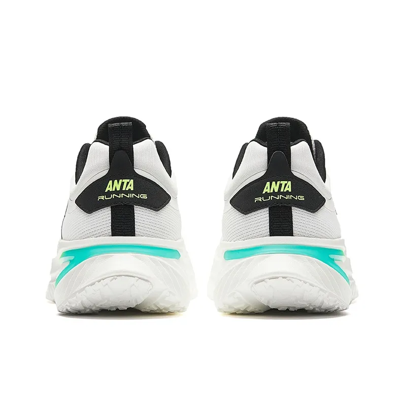 Anta Journey Low Top Running Shoes Men's Papyrus White Black-3
