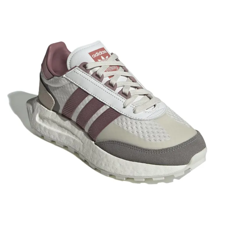 Adidas Originals Retropy E5 Low Top Casual Shoes Women's White Red Gray-2