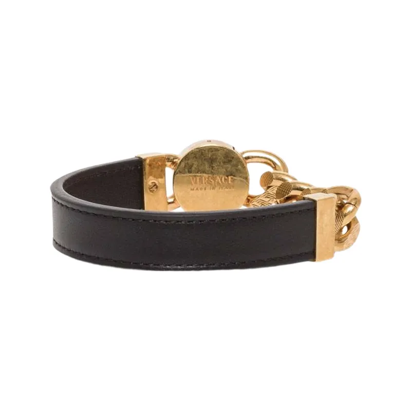 VERSACE Bangles Men Black-1