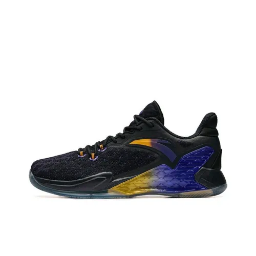 Anta RR5 Rajon Rondo 5 Low Top Performance Basketball Shoes Men's Black Purple