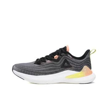 PEAK Rive 003 Anti Slip Wear Resistant Low Top Running Shoes Women's Black Heather Gray