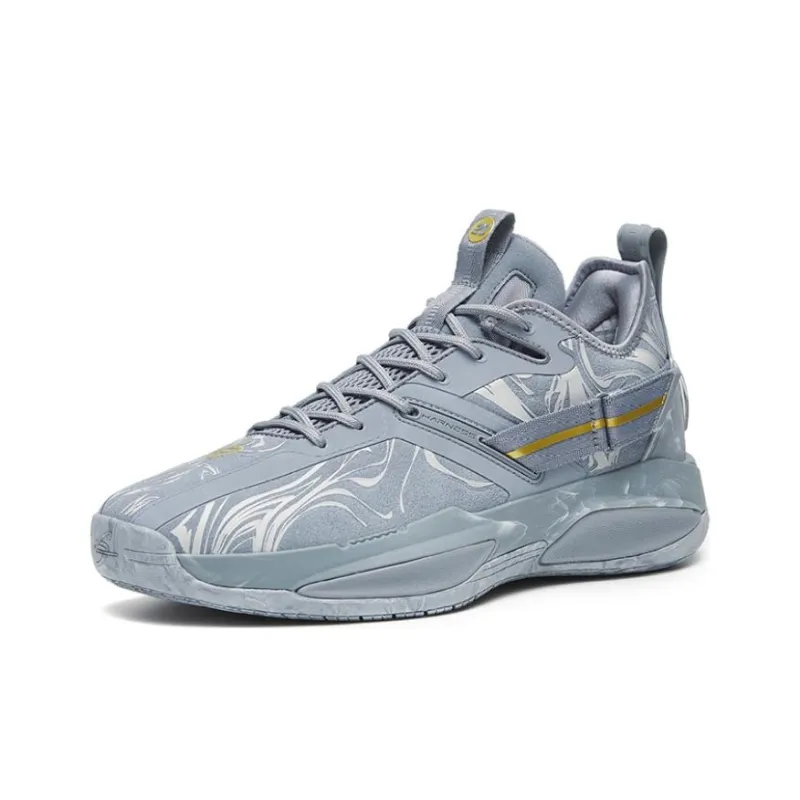 ANTA GH3 Basketball Shoes Men Low Top Marble/Gray-1