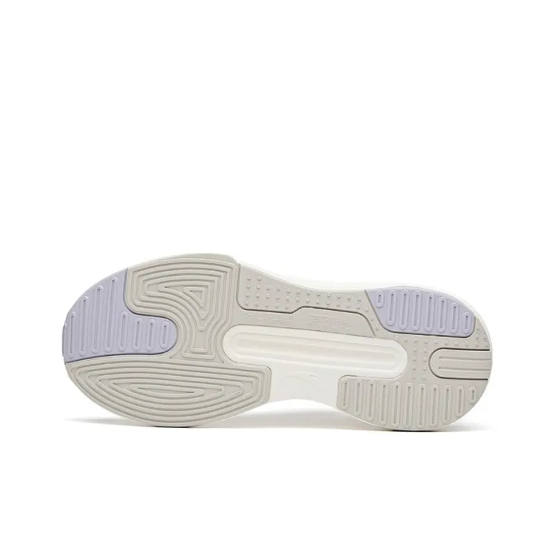 Anta C37 Lifestyle Collection Durable Breathable Low-Top Skateboard Shoes Women's White Gray-4