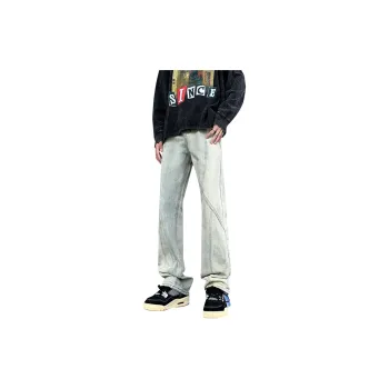 TESTUNG Jeans Unisex Yellow Mud