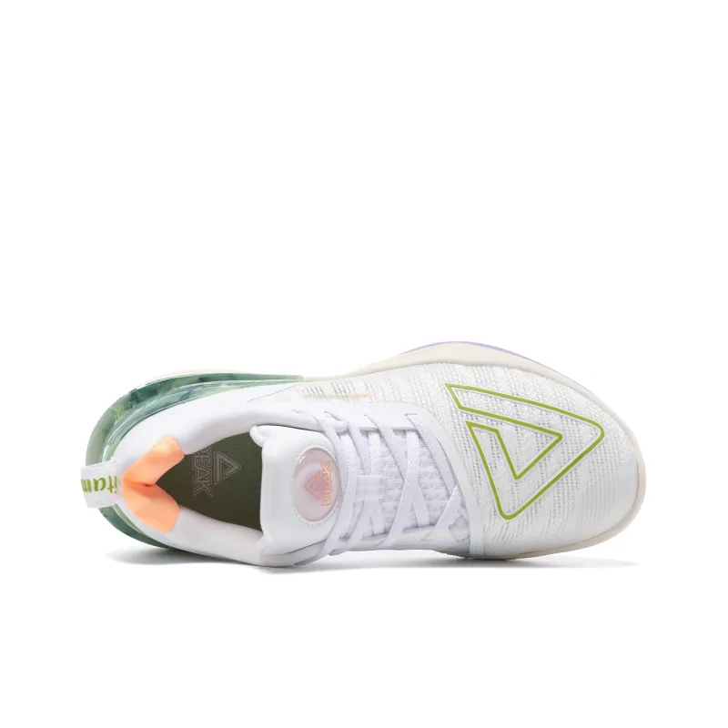PEAK State Maximums Trigonometric 3.0 Basketball Shoes Men Low Top Baymax/Bean Sprout Green-3