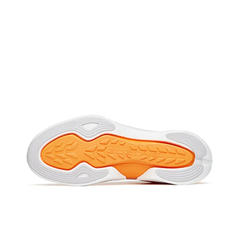 ANTA Four Generations Of Hydrogen Running Running Shoes Men Low Top Ivory White/Yellow Orange-5