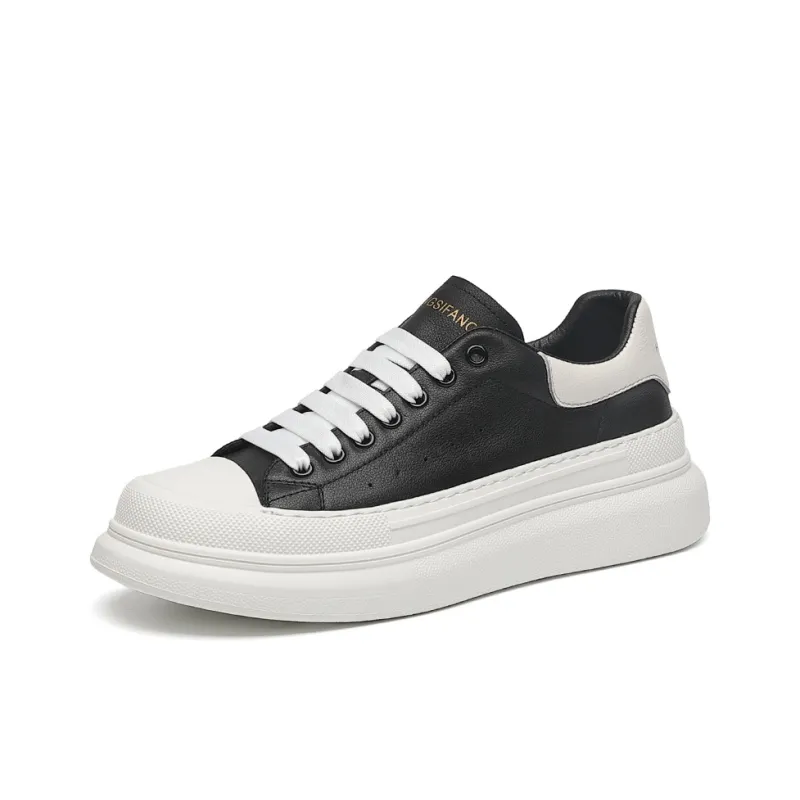 Devanro Wear Resistant Lightweight Breathable Water Resistant Slip Resistant Low Top Casual Skateboard Shoes Men's-6