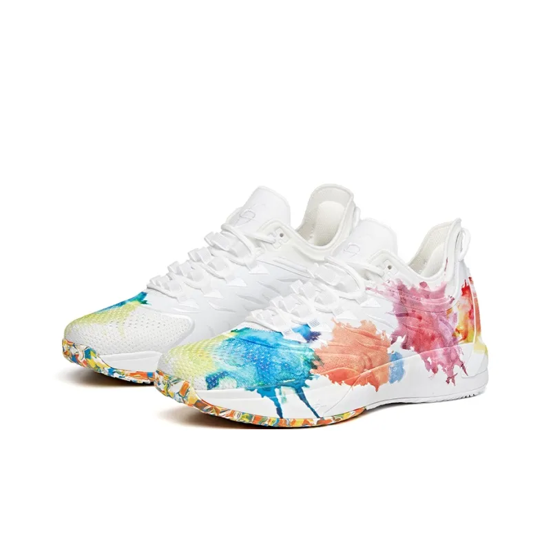 ANTA GH1 Basketball Shoes Men Low Top Multicolor-2