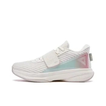 PEAK Spirit Snake Anti Slip Wear Resistant Low Top Basketball Shoes Men's White