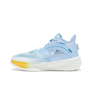 PEAK State Extremely Large Triangle 1.0 Basketball Shoes Women's Mid Top Fine Blue