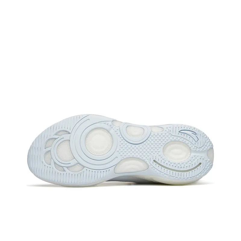 Anta Sugar Core Bubbles 3.0 Anti Slip Wear Resistant Low Top Running Shoes Women's Ivory White-4