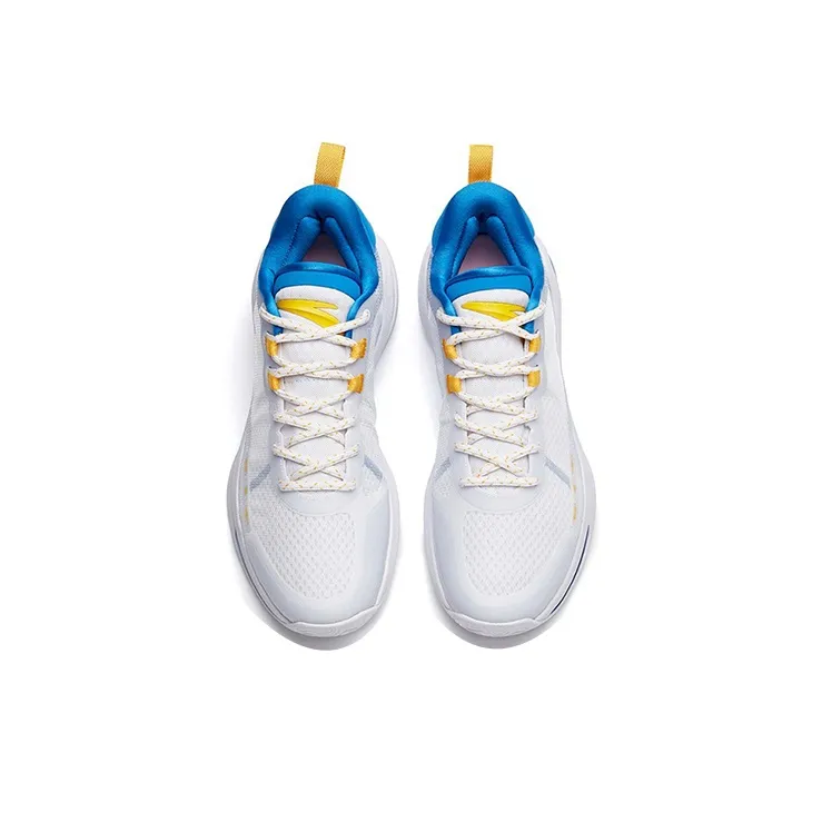Anta Alien 3 SE Low-Top Basketball Shoes Men's White Blue-3