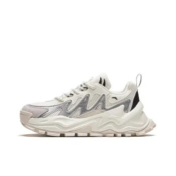 Anta Hot Cushioned Slip-Resistant Low-Top Casual Shoes Unisex White