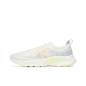 Anta Hydrogen Run III Cushioning Anti Slip And Wear Resistant Low Top Running Shoes Women's White Blue