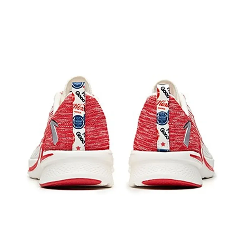 Coca Cola x Anta Hydrogen Run II Cushioning Anti Slip And Wear Resistant Low Top Running Shoes Men's White Red-3