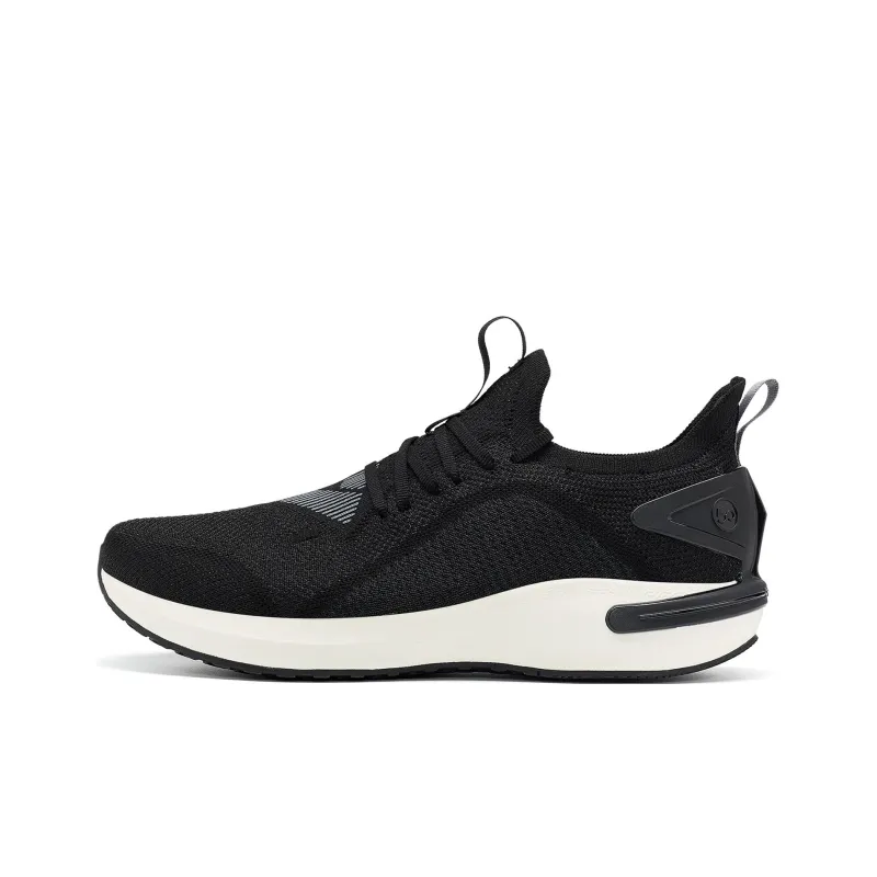 PEAK State Extreme 5.0 Cushioned Slip Resistant Abrasion Resistant Low Top Casual Running Shoes Men's Black White-0