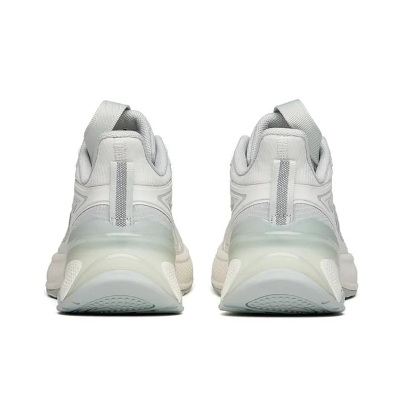 Anta C37 2.0 Abrasion Resistant Slip Resistant Low Top Running Shoes Women's White Gray Green-3
