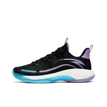 Anta Skyline Team Cushioning Anti Slip And Wear Resistant Low Top Team Performance Basketball Shoes Lotus Purple