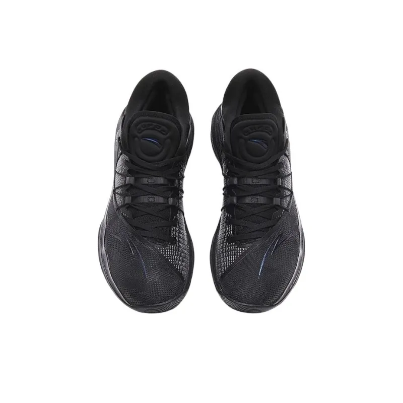 Anta Skyline 1 Anti Slip Wear Resistant Low Top Basketball Shoes Men's Black, Dark Night Color Scheme-2