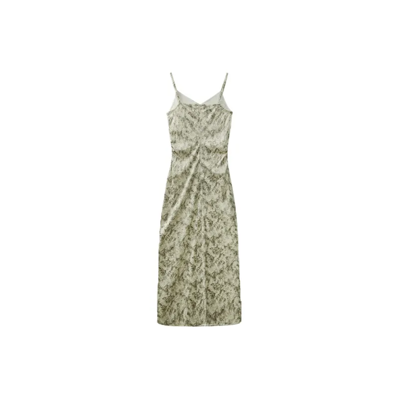 THE SEA LIFE Slip Dress Women's Moss Green-1