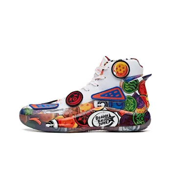 ANTA Kt5 Basketball Shoes Women's High Top White Orange