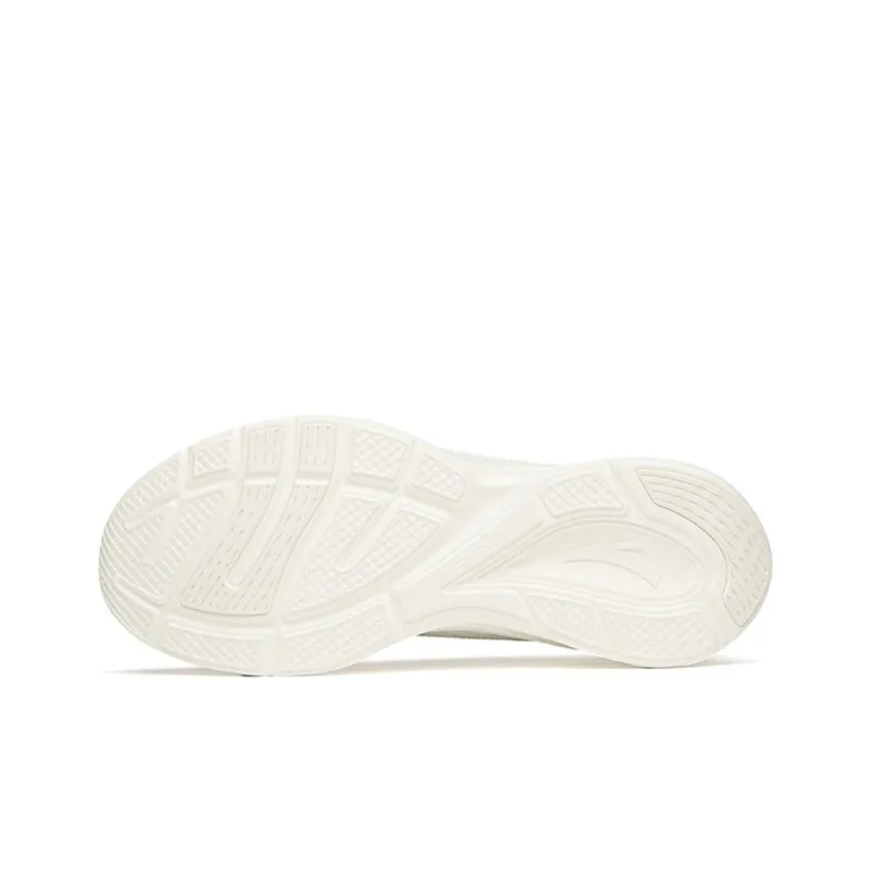 Anta Hydrogen Run III Cushioning, Slip Resistant, And Abrasion Resistant Low Top Running Shoes Women's White-4