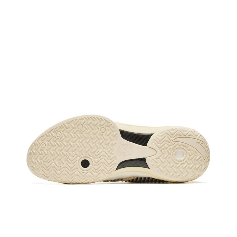 Anta Frenzy 4 Pro Cushioning Anti-Slip And Wear-Resistant Low-Top Basketball Shoes Beige Yellow Fossil Color Scheme-4