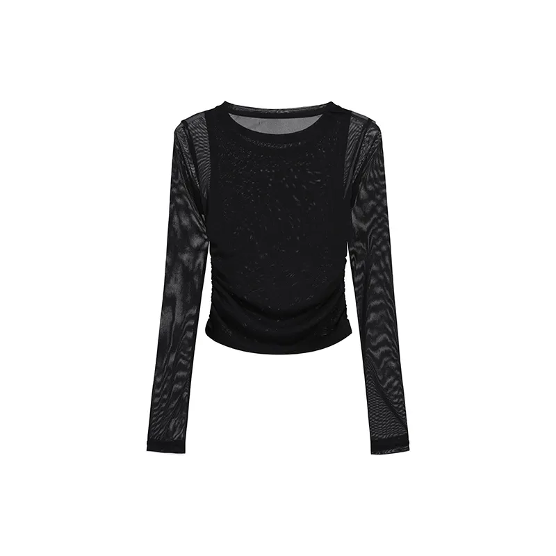 AHDO T Shirts Women's Black-1