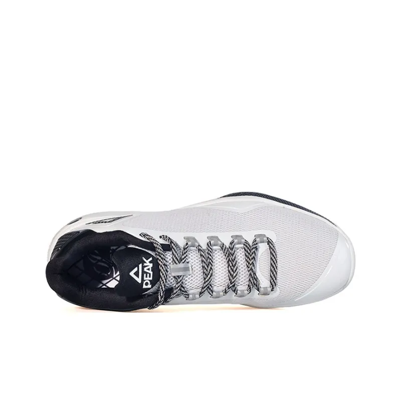 PEAK Parker IV Mid Top Performance Basketball Shoes Men's White-2