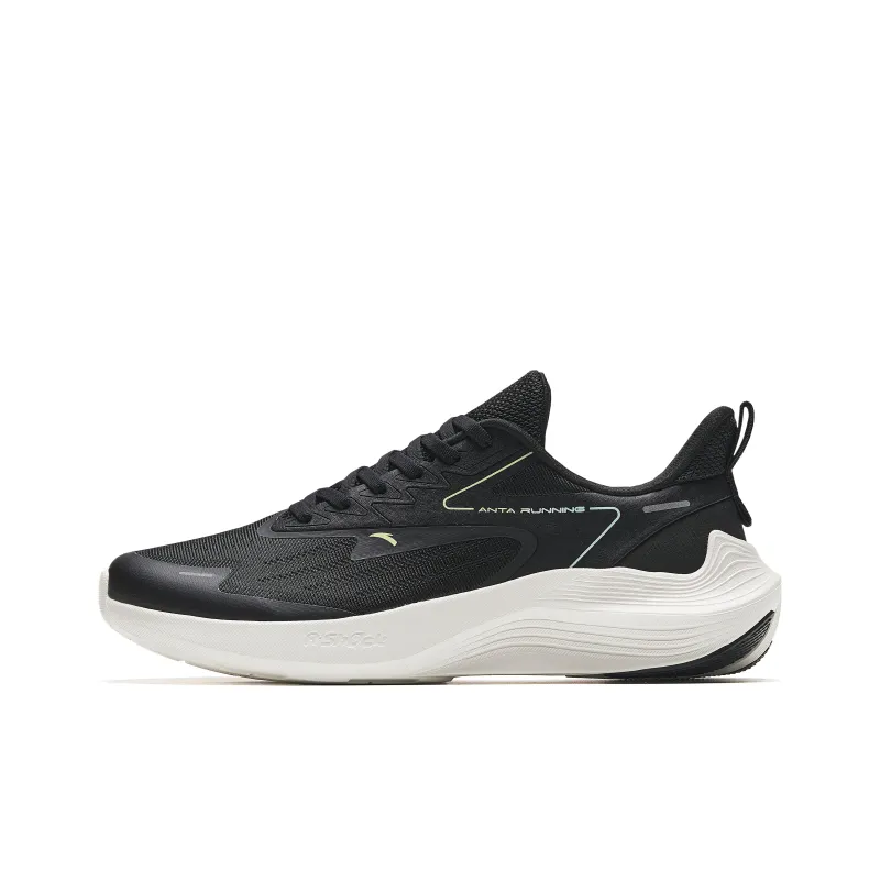 Anta New Stinger Slip Resistant, Abrasion Resistant, Lightweight Low Top Running Shoes Men's Black-0