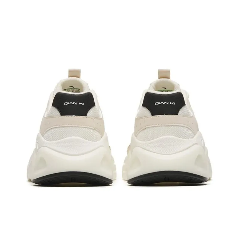 Anta Millennium 2.0 Anti Slip Wear Resistant Low Top Casual Shoes Men's White Beige Black-3