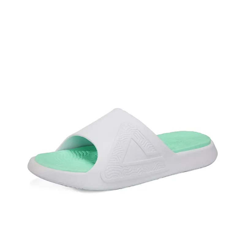 PEAK Slip Resistant Abrasion Resistant Slide Slippers Unisex White-2