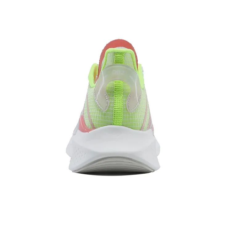 PEAK Flick 002 Cushioning Anti Slip And Wear Resistant Low Top Running Shoes Women's White Green-3