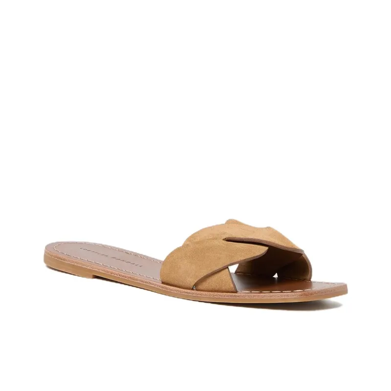 Loeffler Randall Slide Slippers Women's Brown-2
