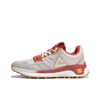 PEAK Flick 70s Attitude Collection Cushioning, Wear Resistant Low Top Sports Casual Shoes Women's Ivory Yellow