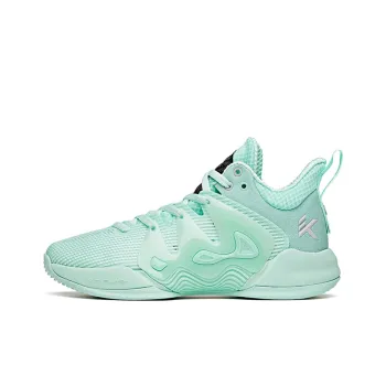 Anta Mountain 1 Anti Slip Wear Resistant Low Top Basketball Shoes Porcelain Green