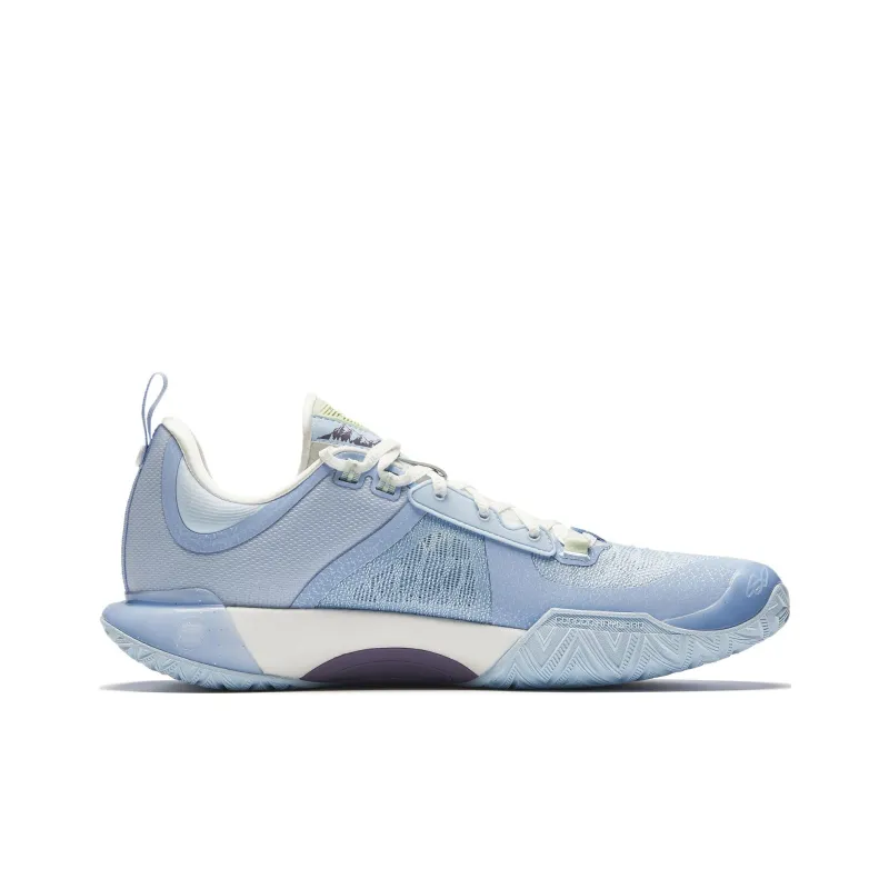 Anta GH5 Cushioning Rebound Low Top Basketball Shoes Men's Sky Blue-1