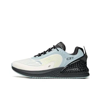 Anta C37+ Cushioned Anti Slip Wear Resistant Breathable Lightweight Low Top Sprint Running Shoes ] Men's Black Blue