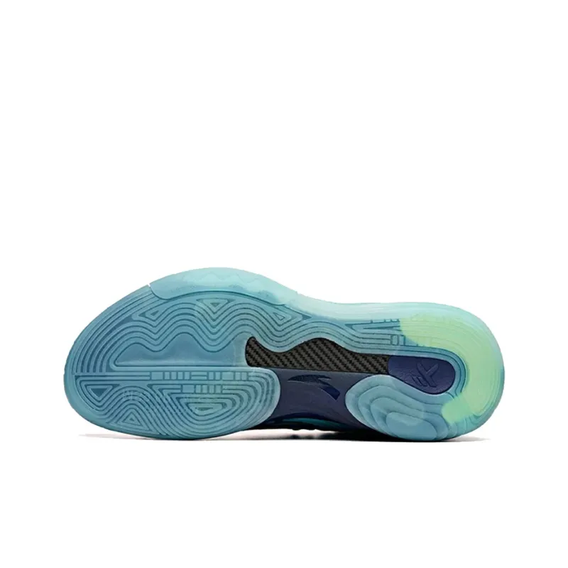Anta KT6 KT 'Water Rhyme' Slip-Resistant Cushioning Wear-Resistant High-Top Performance Basketball Shoes Blue-4