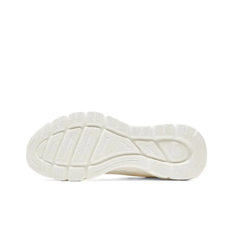 PEAK OG45 Slip Resistant, Abrasion Resistant, Rebound Resistant Low Top Running Shoes Men's Beige-4