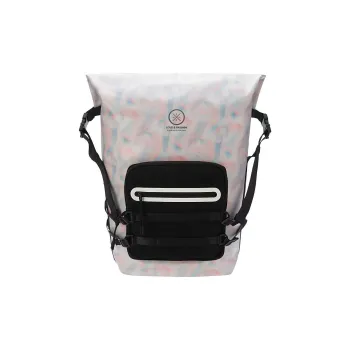 LiNing Marshmallow Polyester Laptop Bag Backpack Regular Unisex Gray & Black