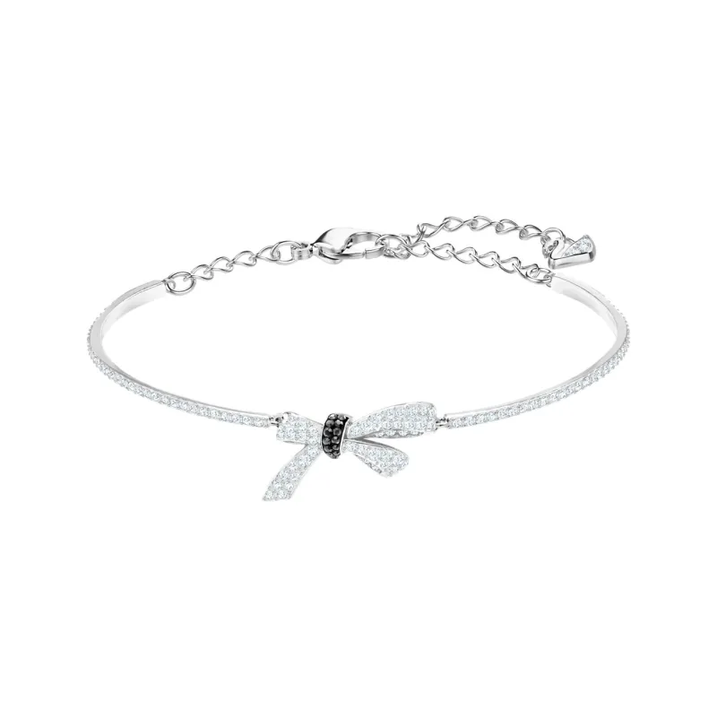 Swarovski Rhodium Plated Bangles Women's-0