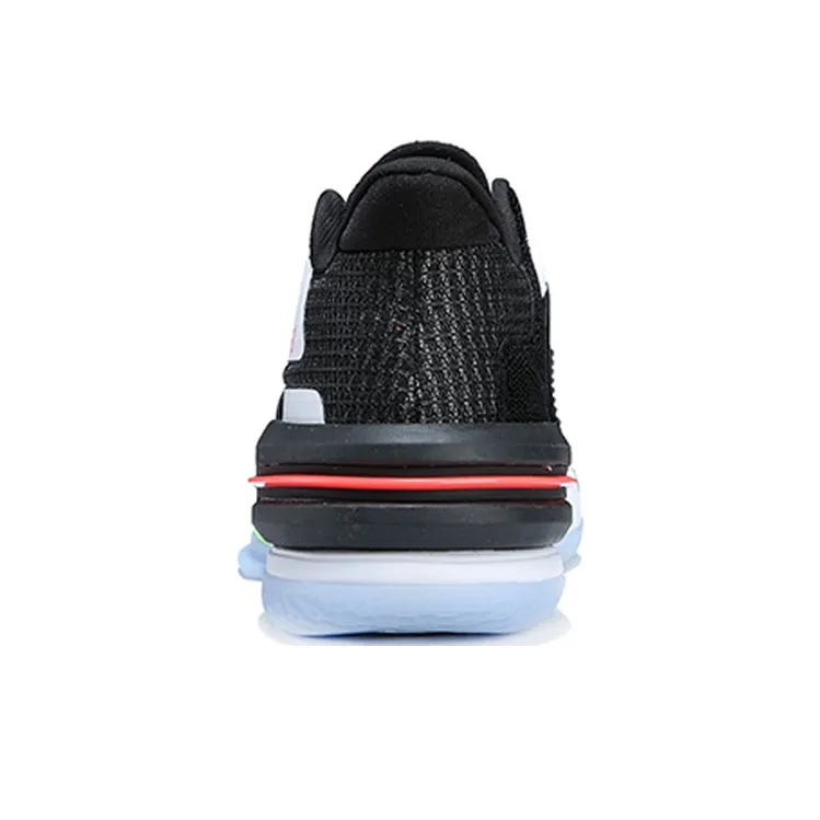 PEAK Taichi Flash 2nd Generation Cushioning Anti-Slip And Wear-Resistant Low-Top Basketball Shoes White Black-4