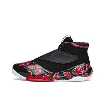 Anta KT6 Cushioning Support Mid Top Performance Basketball Shoes Men's Black Red