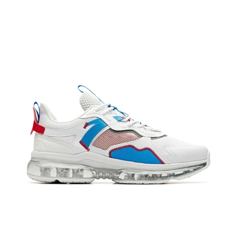 NASA x Anta Support Slip Resistant Cushioning Low Top Running Shoes Men's Blue White-1
