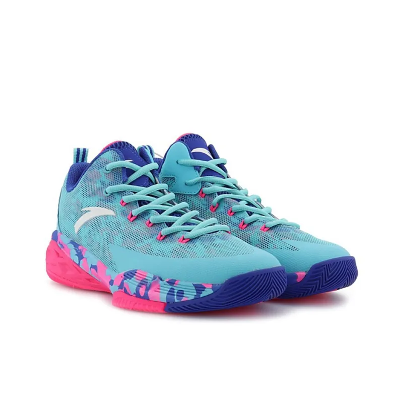 Anta Diamond Extreme Anti Slip Wear Resistant Low Top Basketball Shoes Men's Blue-2